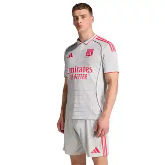 Foot Locker Adidas Olympic Lyon Third 25-26 Truien/Replica's Heren - Grijs - Maat XS - Poly Jersey aanbieding