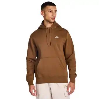 Foot Locker Nike fleece Hoodies Heren - Bruin - Maat XS aanbieding