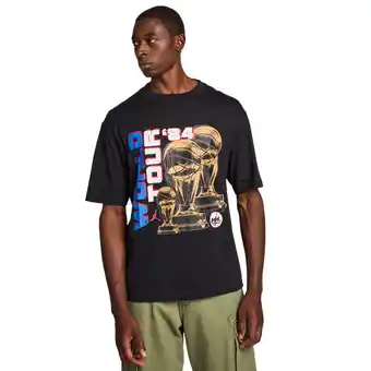Foot Locker Jordan World Tour T-shirts Heren - Zwart - Maat XS - Katoen Jersey aanbieding