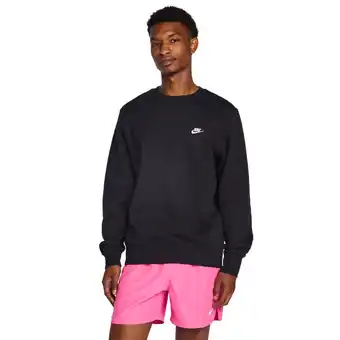Foot Locker Nike Club Sweatshirts Heren - Zwart - Maat S aanbieding