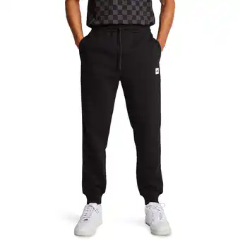Foot Locker LCKR Embroidered Broeken Heren - Zwart - Maat XS - Katoen Fleece aanbieding