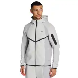 Foot Locker Nike Tech Fleece Hoodies Heren - Zilver - Maat XS - Poly Fleece aanbieding