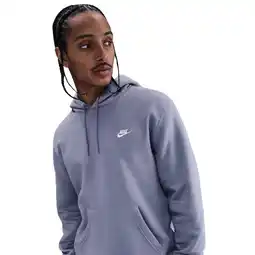 Foot Locker Nike Club Hoodies Heren - Blauw - Maat XS - Katoen Fleece aanbieding