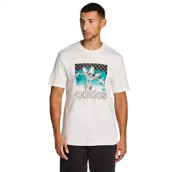 Foot Locker Adidas Graphics T-shirts Heren - Wit - Maat XS aanbieding