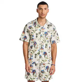 Foot Locker Puma Floral Sport T-shirts Heren - Wit - Maat XS - Poly Mesh aanbieding