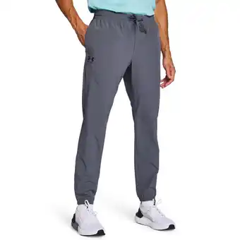 Foot Locker Under Armour Vibe Woven Broeken Heren - Grijs - Maat XS - Poly Woven aanbieding