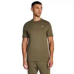 Foot Locker Nike Club T-shirts Heren - Olijf - Maat XS aanbieding
