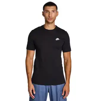 Foot Locker Nike Club T-shirts Heren - Zwart - Maat XL aanbieding