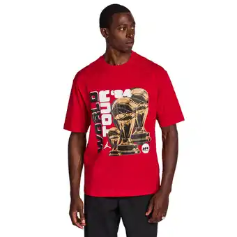 Foot Locker Jordan World Tour T-shirts Heren - Rood - Maat XS - Katoen Jersey aanbieding