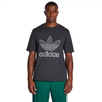 Foot Locker Adidas Graphics T-shirts Heren - Grijs - Maat XS aanbieding