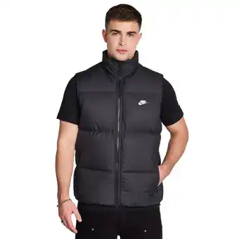 Foot Locker Nike Club Puffer Vest Jassen Heren - Zwart - Maat S - Poly Woven aanbieding