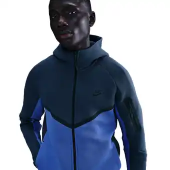 Foot Locker Nike Tech Fleece Hoodies Heren - Blauw - Maat M aanbieding