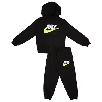 Foot Locker Nike Chenille Trainingspakken Peuter - Zwart - Maat 92 - 98 CM - Katoen Fleece aanbieding