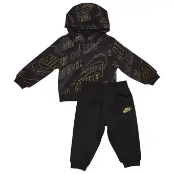 Foot Locker Nike Futura Aop Trainingspakken Baby - Zwart - Maat 74 - 80 CM - Katoen Fleece aanbieding