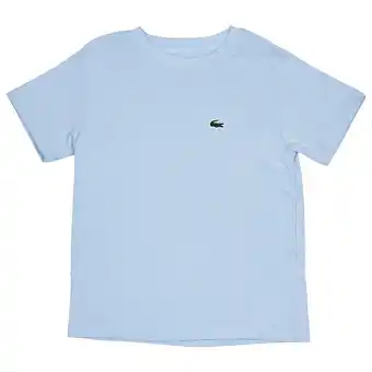 Foot Locker Lacoste Cl Logo Sport T-shirts Kinder - Blauw - Maat 122 - 130 CM - Katoen Jersey aanbieding