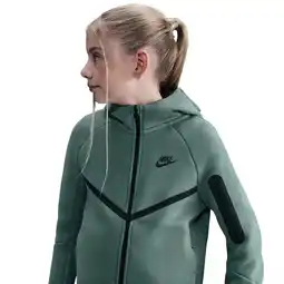 Foot Locker Nike Tech Fleece Hoodies Kinder - Groen - Maat 122 - 128 CM - Poly Fleece aanbieding