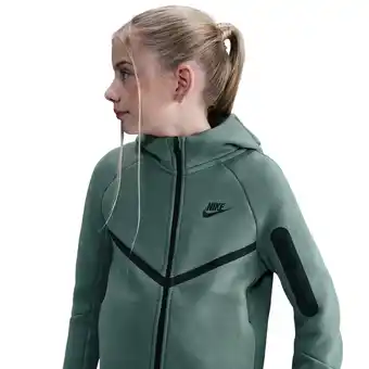 Foot Locker Nike Tech Fleece Hoodies Kinder - Groen - Maat 122 - 128 CM - Poly Fleece aanbieding