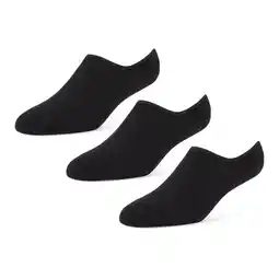 Foot Locker Foot Locker 3 Pack Active Dry Invisible Sokken Unisex - Zwart - Maat 39-42 aanbieding