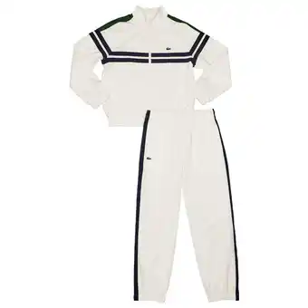 Foot Locker Lacoste Front Stripe Croc Trainingspakken Kinder - Wit - Maat 122 - 130 CM - Poly Woven aanbieding