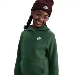 Foot Locker Nike Club Hoodies Kinder - Rood - Maat 122 - 128 CM - Katoen Fleece aanbieding