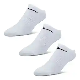 Foot Locker Nike 3 Pack No Show Sokken Unisex - Wit - Maat 35 - 38 aanbieding