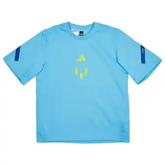 Foot Locker Adidas Messi Zne T-shirts Kinder - Paars - Maat 123 - 129 CM - Katoen Jersey aanbieding