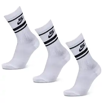 Foot Locker Nike Everyday Essential Crew 3 Pack Sokken Unisex - Wit - Maat 34 - 38 aanbieding