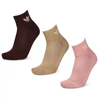 Foot Locker Adidas Ankle 3 Pack Sokken Unisex - Roze - Maat 37-39 - Katoen aanbieding