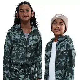 Foot Locker Nike Tech Fleece Hoodies Kinder - Groen - Maat 122 - 128 CM - Poly Fleece aanbieding