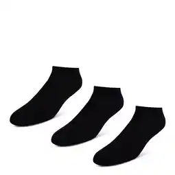 Foot Locker Foot Locker 3 Pack Active Dry No-show Sokken Unisex - Zwart - Maat 35-41 aanbieding