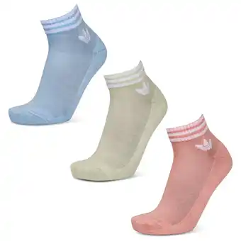 Foot Locker Adidas Ankle 3 Pack Sokken Unisex - Roze - Maat 34-36 - Katoen aanbieding