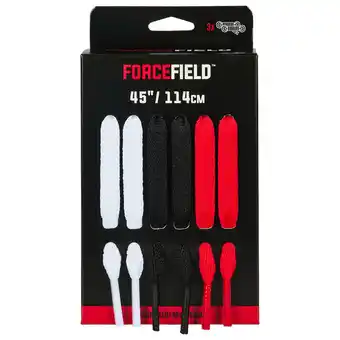 Foot Locker Forcefield 3 Pack Laces Schoenverzorging Unisex - Grijs - One Size - Katoen aanbieding