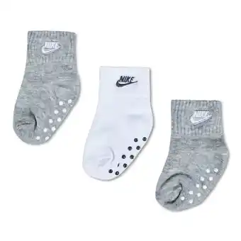 Foot Locker Nike Futura Infant Sokken Unisex - Grijs - Maat 1 - 2 YEARS - Katoen aanbieding