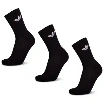 Foot Locker Adidas Trefoil Sokken Unisex - Zwart - Maat 37-39 aanbieding