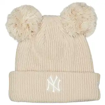 Foot Locker New Era Double Pom Winter mutzen Unisex - Wit - One Size - Wol aanbieding
