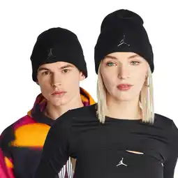 Foot Locker Jordan Cuffed Beanie Petten Unisex - Zwart - Maat YOUTH - Poly (Polyester) aanbieding