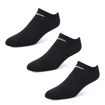 Foot Locker Nike Cushion No Show 3 Pack Sokken Unisex - Zwart - One Size aanbieding
