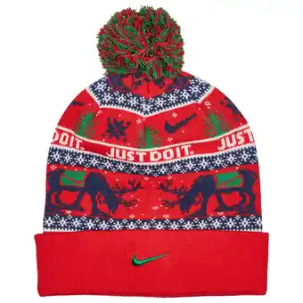 Foot Locker Nike Peak Winter mutzen Unisex - Rood - One Size - Wol aanbieding