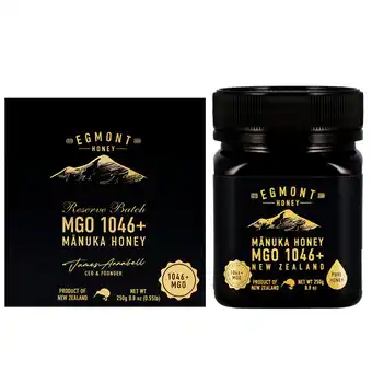 Holland & Barrett Egmont Honey Manuka Honing MGO 1046+ Giftset - 250g aanbieding