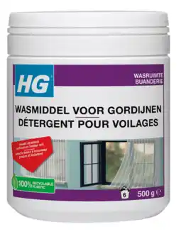 De Online Drogist HG Textiel Vitrage Wasmiddel Wit aanbieding