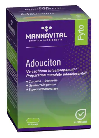 De Online Drogist MannaVital Adouciton Capsules aanbieding