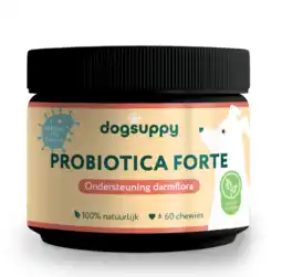 De Online Drogist Dogsuppy Probiotica Forte Chewies aanbieding