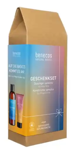 De Online Drogist Benecos Vegan Showergel & Handcrème Giftset aanbieding
