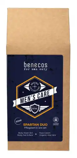 De Online Drogist Benecos Men's Care Spartan Duo Giftset aanbieding