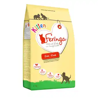 Zooplus Feringa Kitten Eend Kattenvoer - Dubbelpak: 2 x 6,5 kg aanbieding