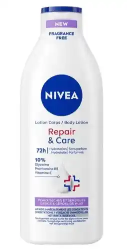 De Online Drogist Nivea Bodylotion Repair & Caire 72H aanbieding