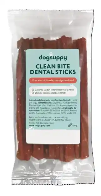 De Online Drogist Dogsuppy Clean Bite Dental Sticks aanbieding