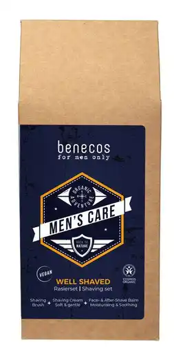 De Online Drogist Benecos Men's Care Well Shaved Giftset aanbieding