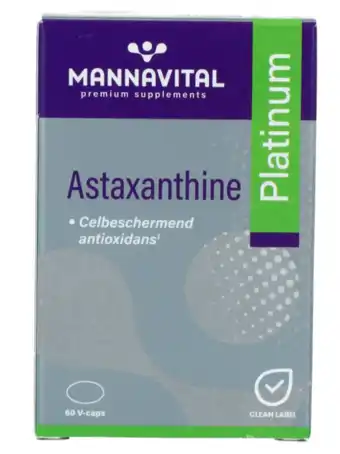 De Online Drogist MannaVital Astaxanthine Platinum Capsules aanbieding