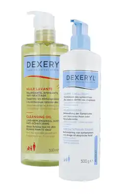 De Online Drogist Dexeryl Verzachtende Crème en Wasolie Combi aanbieding